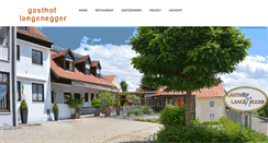 Desktop Screenshot of gasthof-langenegger.de